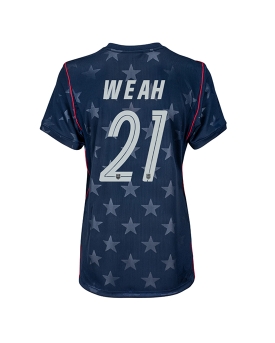 Billige Fotballdrakt Forente stater Timothy Weah #21 Replika Bortedrakt Dame VM 2026 Kortermet Billige Fotballdrakt Forente stater Timothy Weah #21 Replika Bortedrakt Dame VM 2026 Kortermet